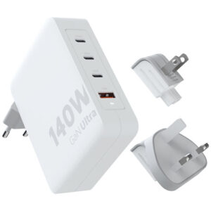 Cestovná nabíjačka Xtorm XVC2140 GaN Ultra 140 W s káblom USB-C PD 240 W - Biela