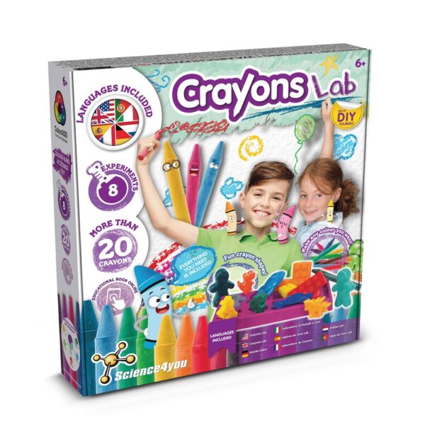 Crayon Factory Kit II. Vzdelávacia hra pre deti dodávané so skladacou darčekovou taškou 190t