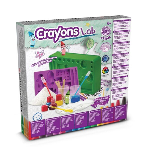 Crayon Factory Kit II. Vzdelávacia hra pre deti dodávané so skladacou darčekovou taškou 190t