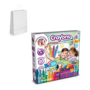 Crayon Factory Kit III. Vzdelávacia hra pre deti dodáva sa s darčekovou taškou z kraftového papiera (100 g/m²)