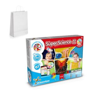 6 in 1 Super Science Kit II. Vzdelávacia hra pre deti dodáva sa s darčekovou taškou z kraftového papiera (100 g/m²)