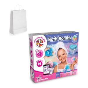 Bath Bombs Kit II. Vzdelávacia hra pre deti dodáva sa s darčekovou taškou z kraftového papiera (90 g/m²)