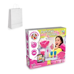 Perfume & Soap Factory Kit II. Vzdelávacia hra pre deti dodáva sa s darčekovou taškou z kraftového papiera (90 g/m²)