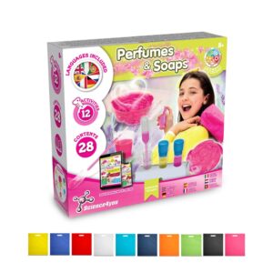 Perfume & Soap Factory Kit IV. Vzdelávacia hra pre deti dodáva sa s darčekovým vreckom z netkanej textílie (80 g/m²)