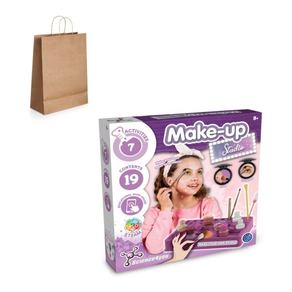 Makeup Studio Kit IV. Vzdelávacia hra pre deti dodáva sa s darčekovou taškou z kraftového papiera (115 g/m²)