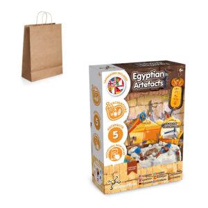 Ancient Egypt Excavation Kit III. Vzdelávacia hra pre deti dodáva sa s darčekovou taškou z kraftového papiera (115 g/m²)