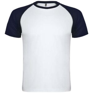 Indianapolis detské športové tričko s krátkym rukávom - Biela / Navy Blue, 16