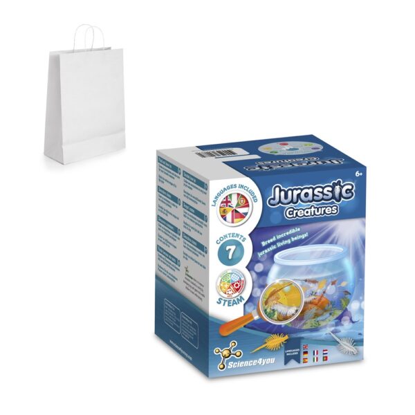 Jurassic Pets Kit III. Vzdelávacia hra pre deti dodáva sa s darčekovou taškou z kraftového papiera (90 g/m²)