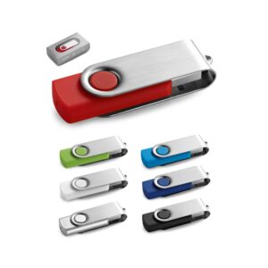 CLAUDIUS 16GB. 16 GB USB flash disk s kovovým klipom